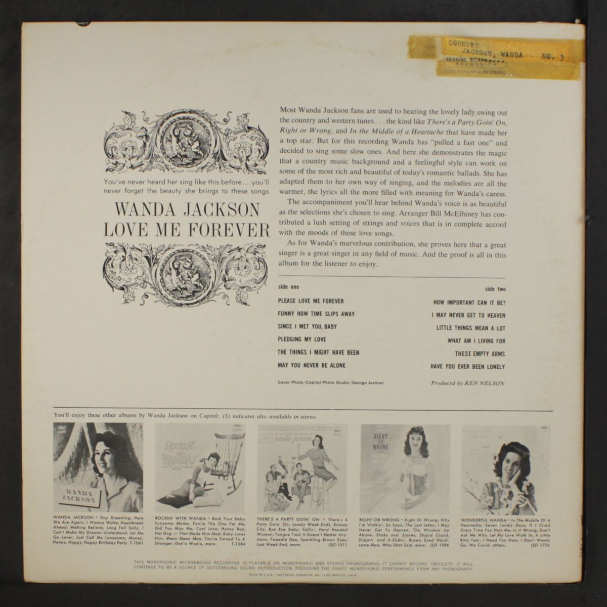 love me forever by WANDA JACKSON