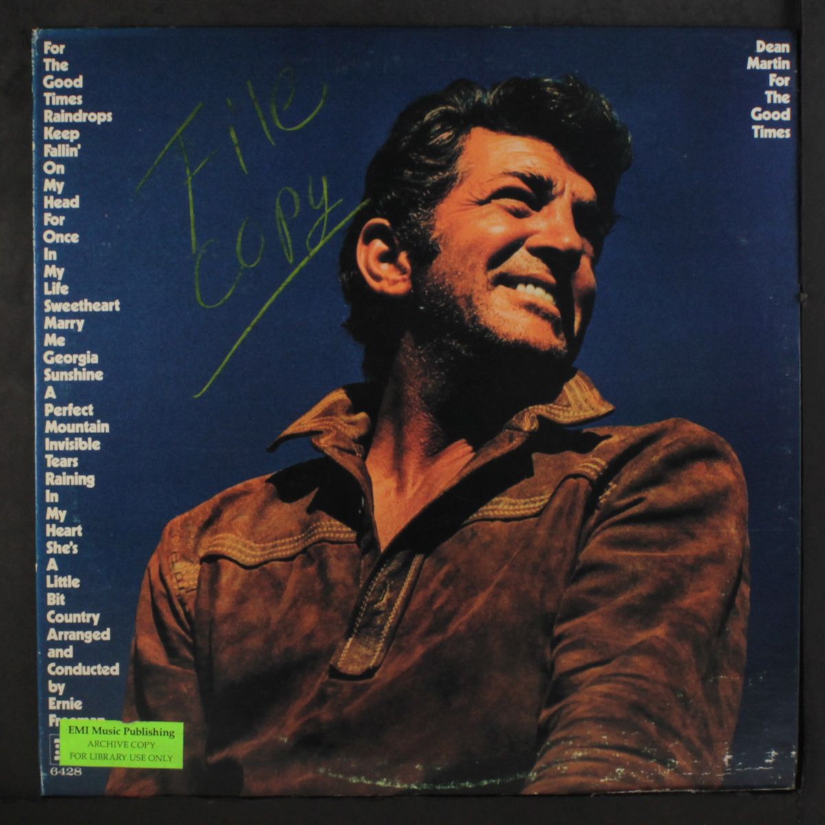 for the good times by DEAN MARTIN