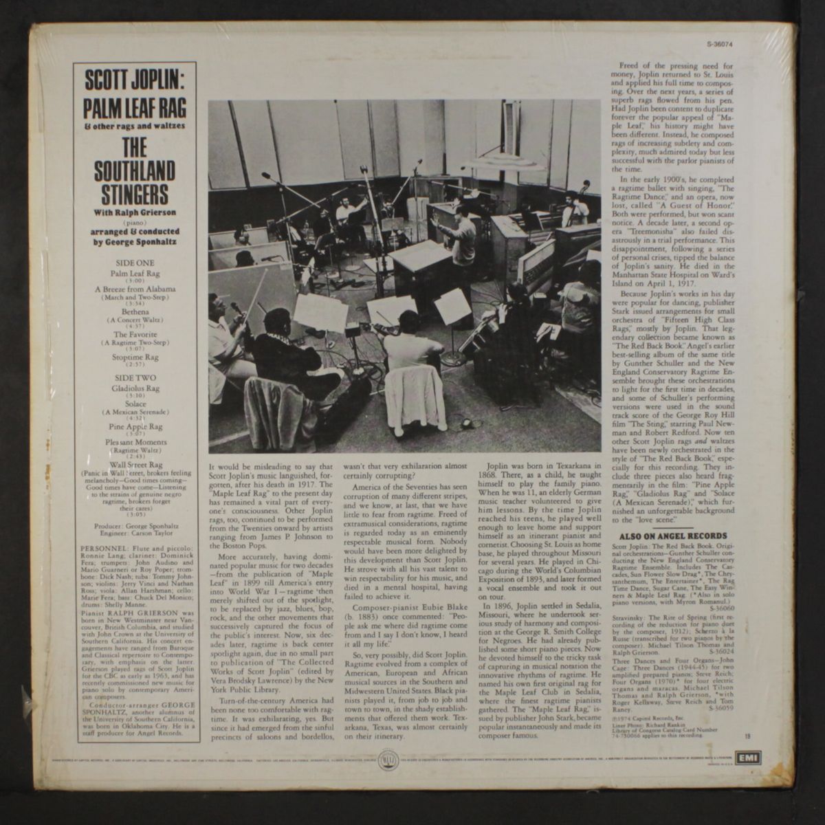 scott joplin: palm leaf rag by SOUTHLAND SINGERS