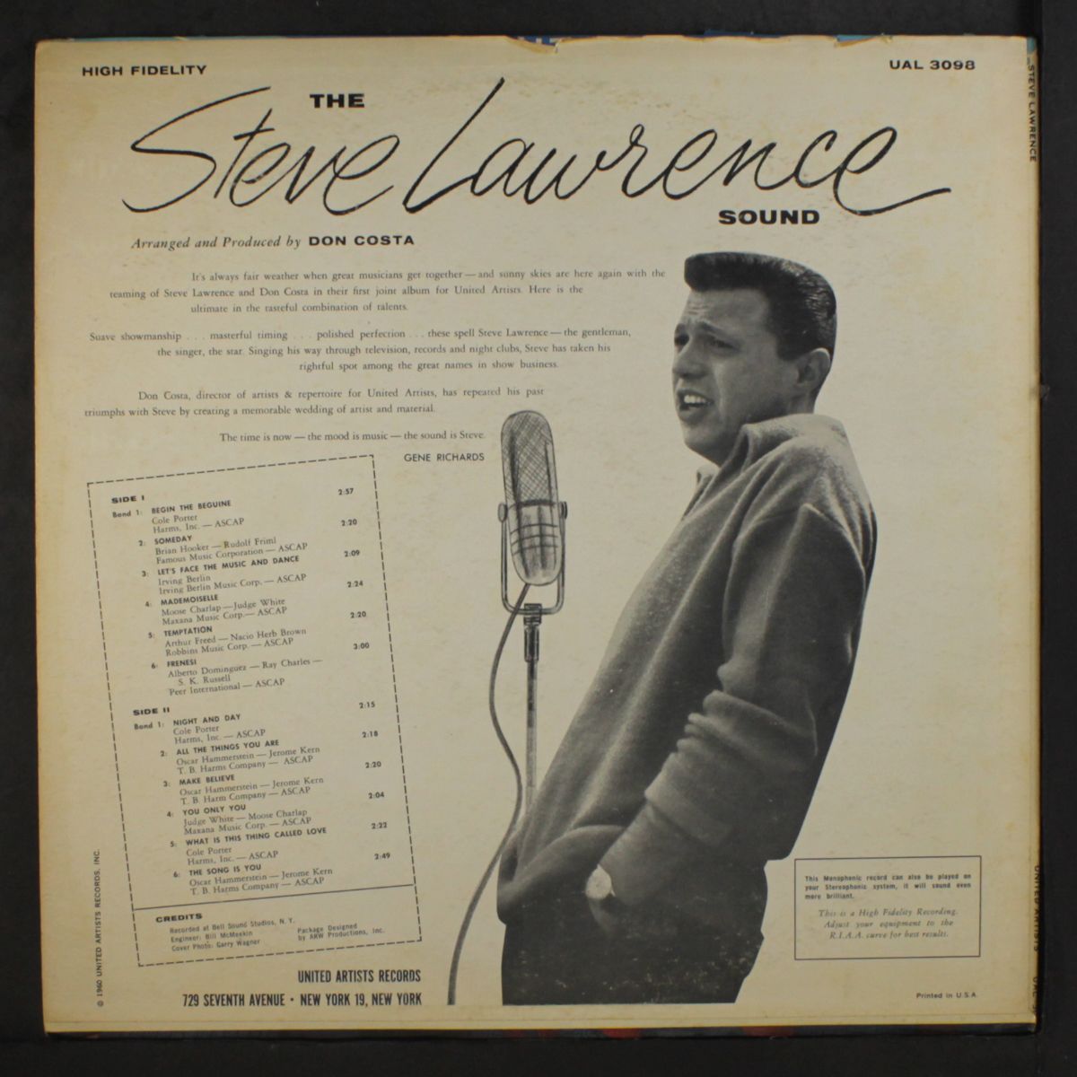 the steve lawrence sound by STEVE LAWRENCE