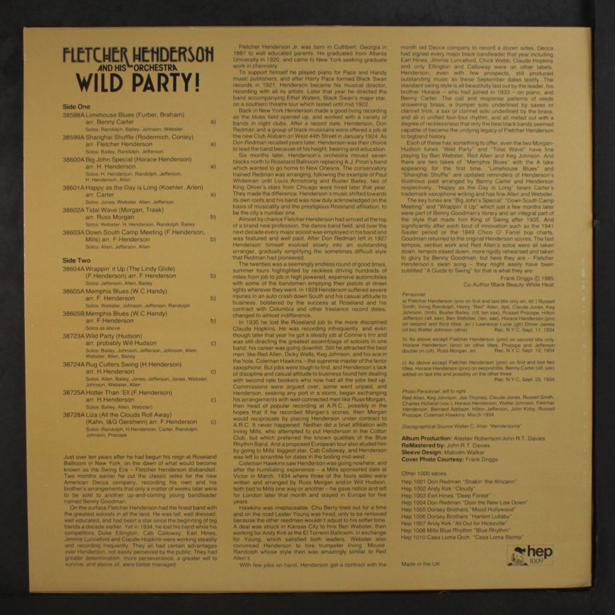 wild party by FLETCHER HENDERSON