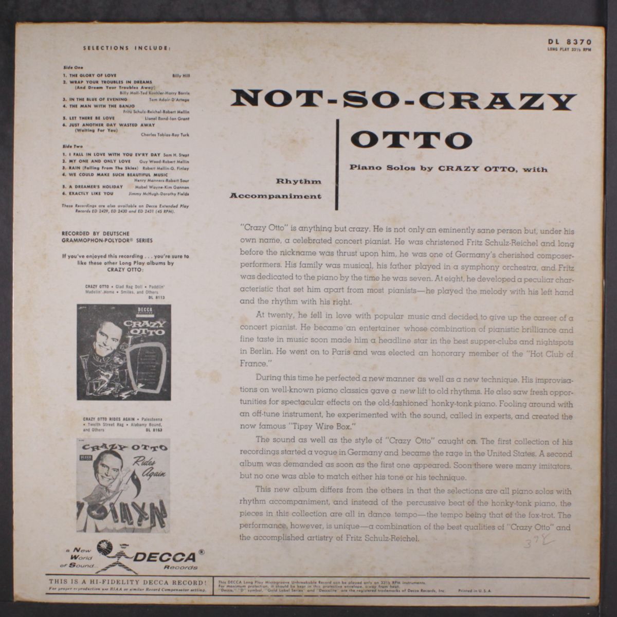 not-so-crazy by CRAZY OTTO