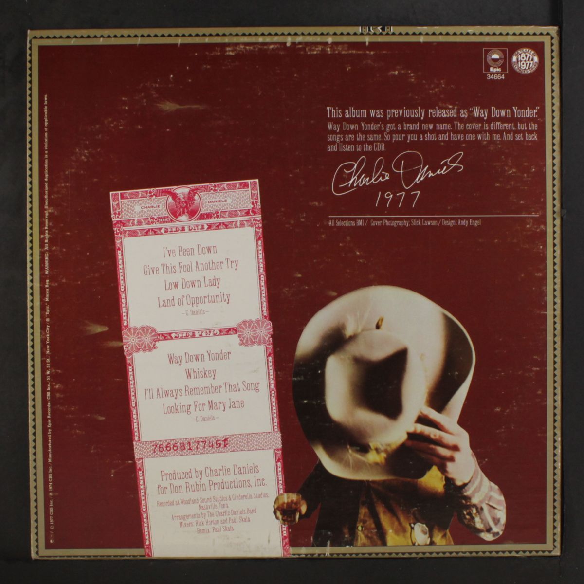 whiskey by CHARLIE DANIELS BAND