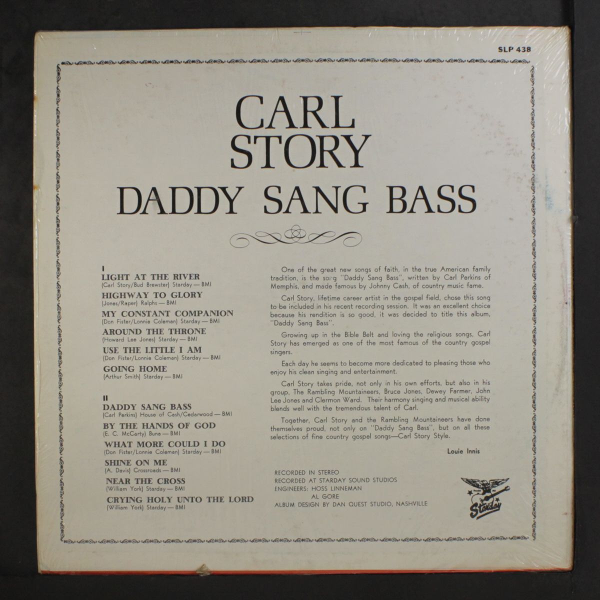 daddy sang bass by CARL STORY