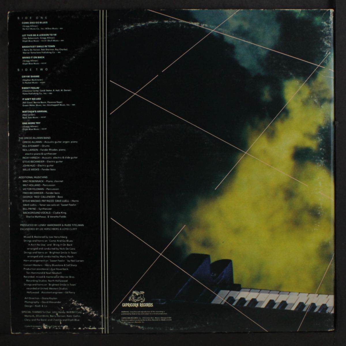 playin' up a storm by GREGG ALLMAN