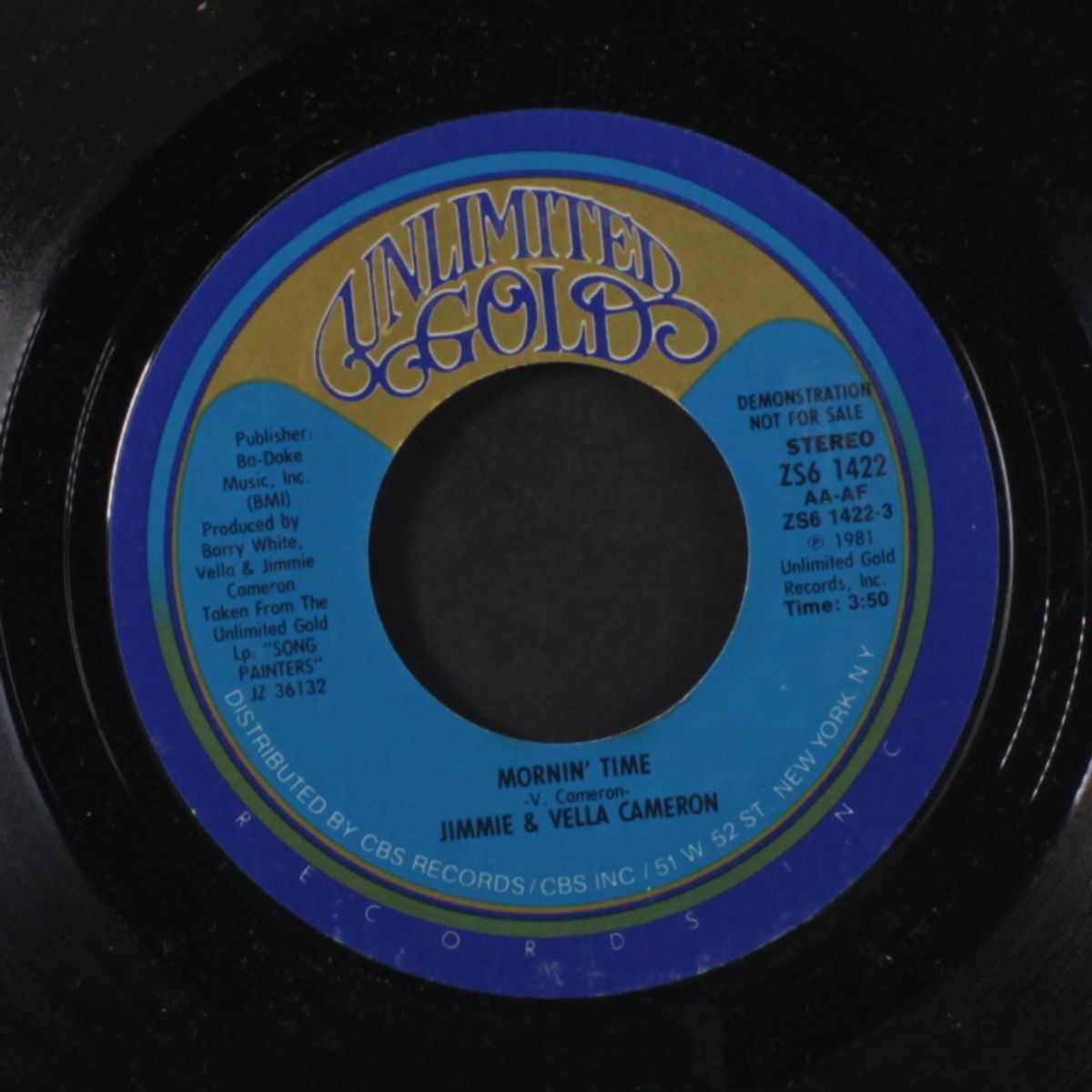 mornin' time / same by JIMMIE & VELLA CAMERON