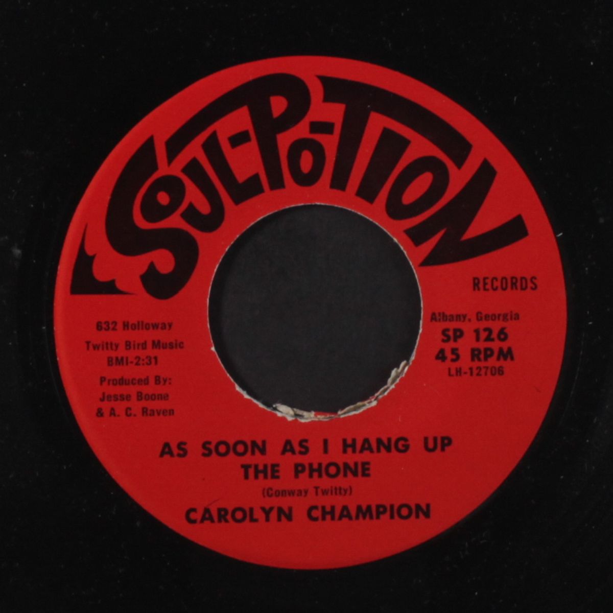 as soon as i hang up the phone / track by CAROLYN CHAMPION
