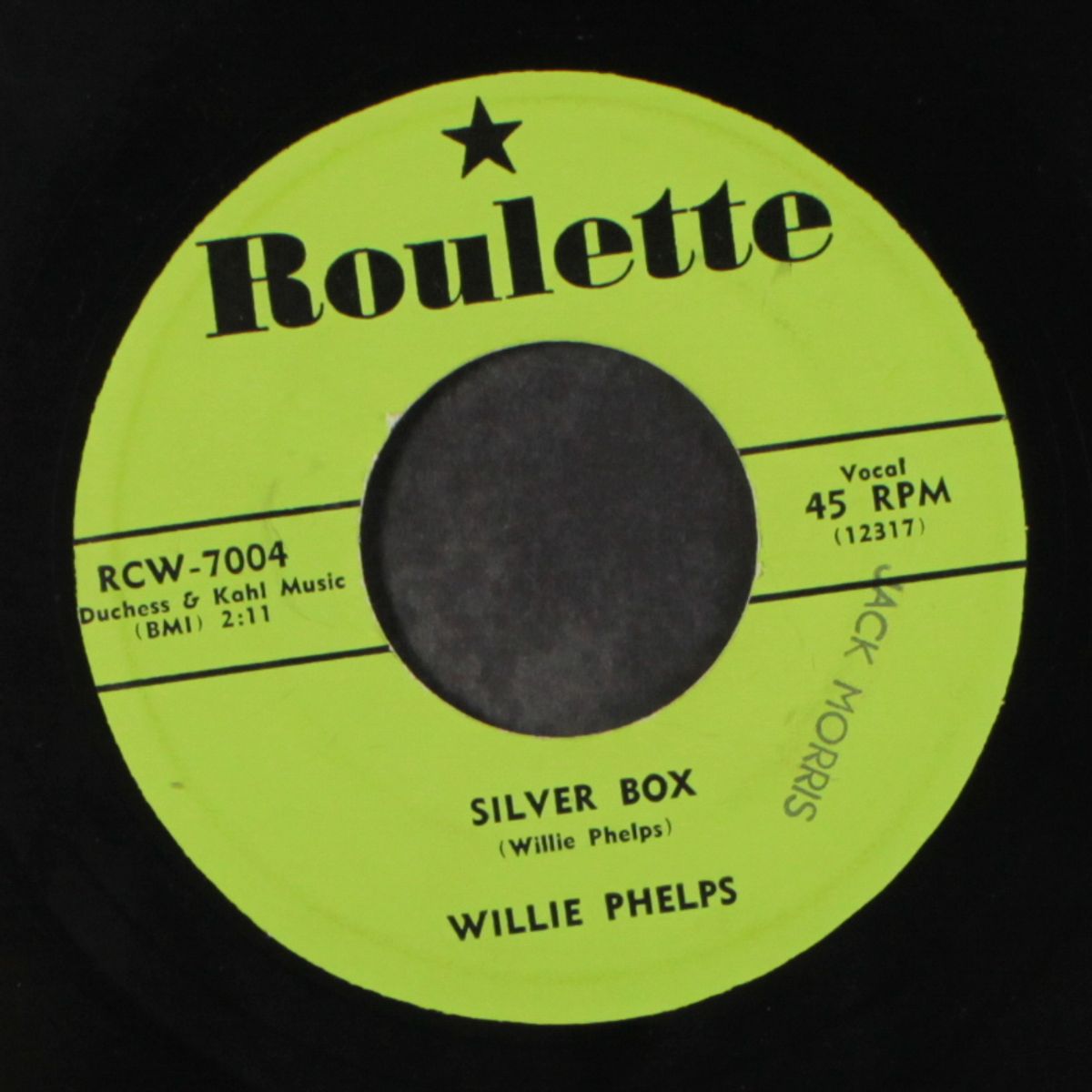 i got a feelin' / silver box by WILLIE PHELPS