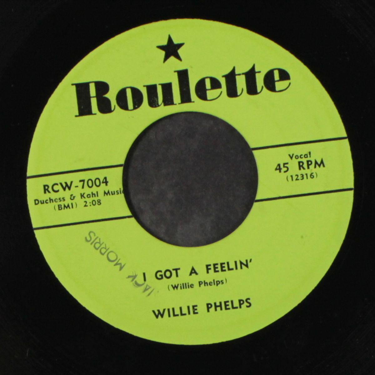 i got a feelin' / silver box by WILLIE PHELPS