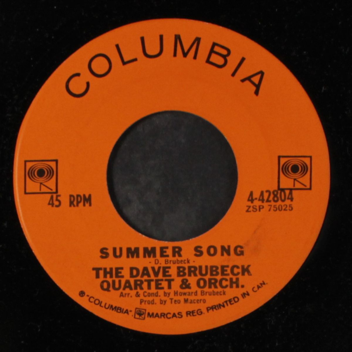 summer song / three to get ready by DAVE BRUBECK
