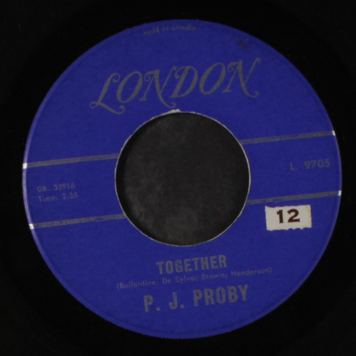 sweet & tender romance by P.J. PROBY