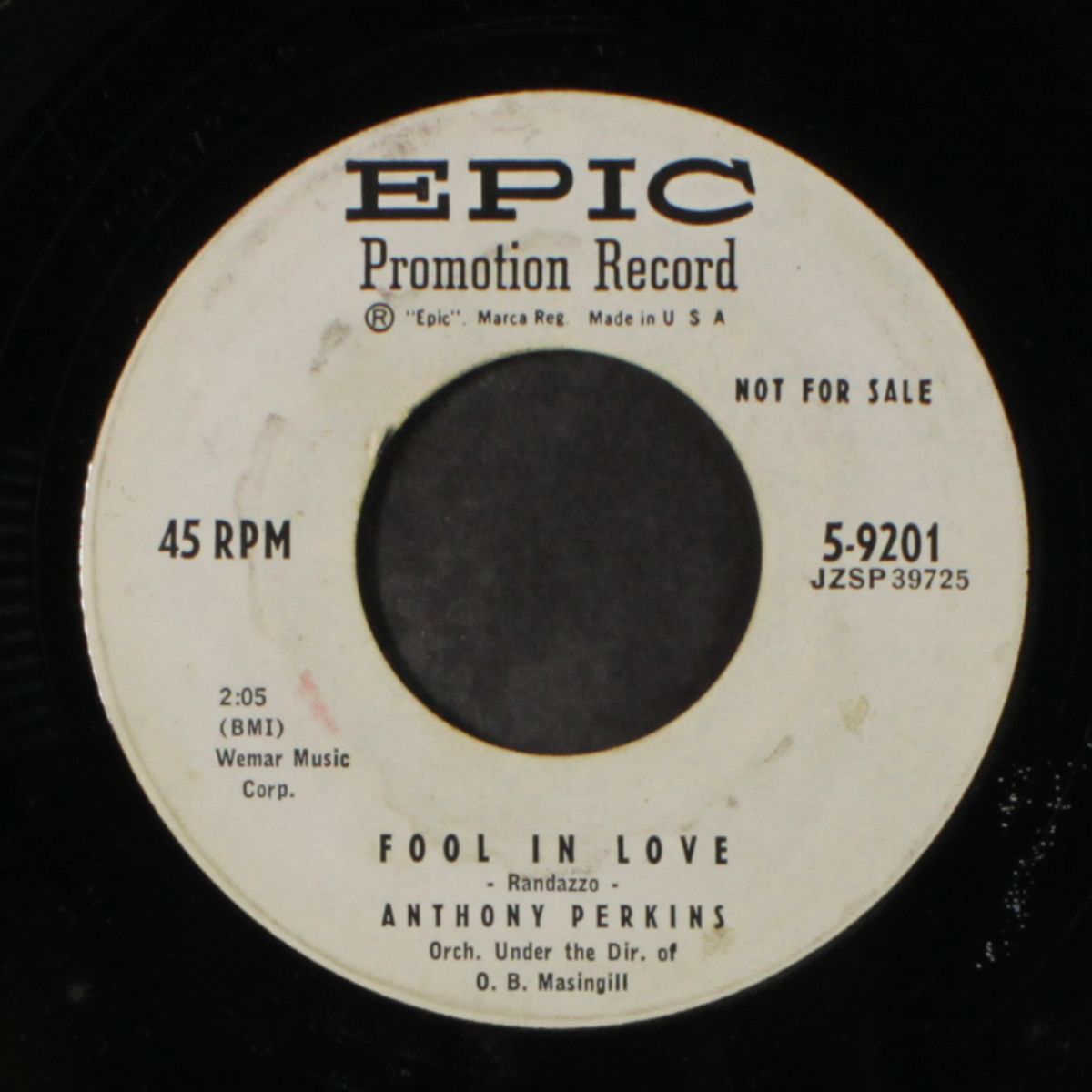 fool in love by ANTHONY PERKINS