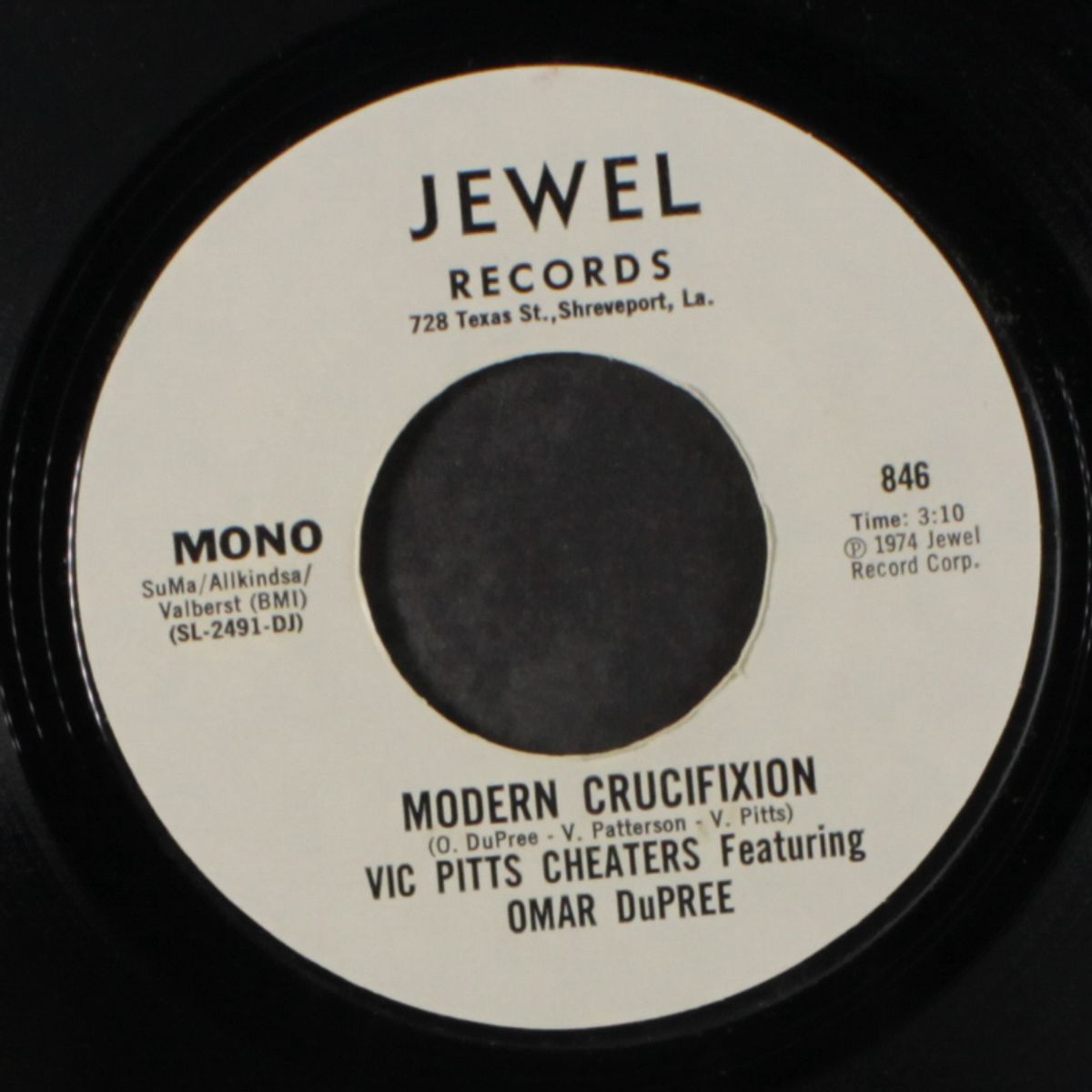 modern crucifixion / mono by VIC PITTS