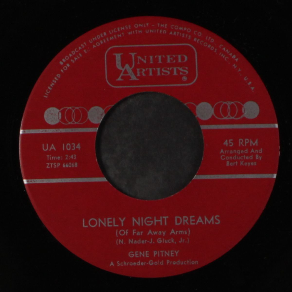 twenty four hours from tulsa by GENE PITNEY
