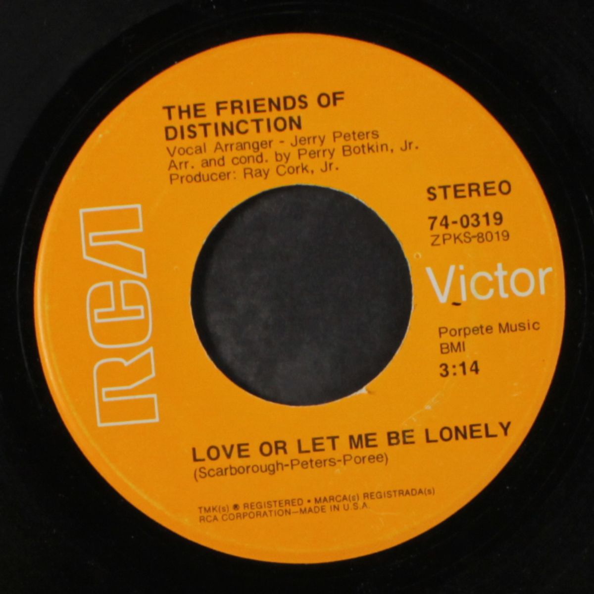 love or let me be lonely / this generation by FRIENDS OF DISTINCTION