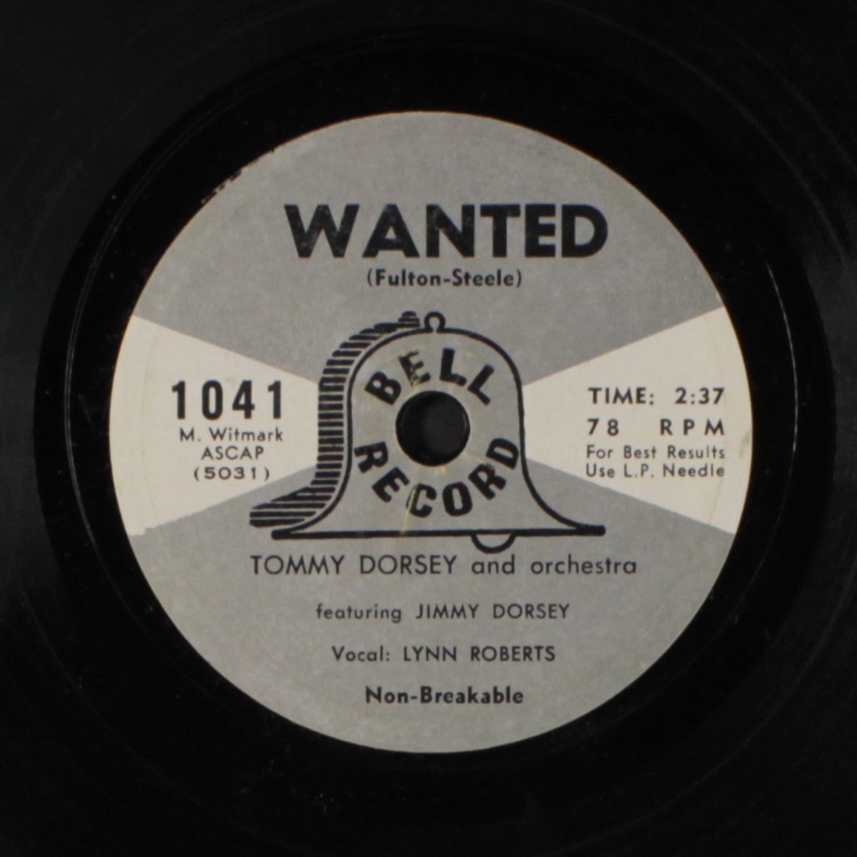 wanted / i speak to the stars by TOMMY DORSEY