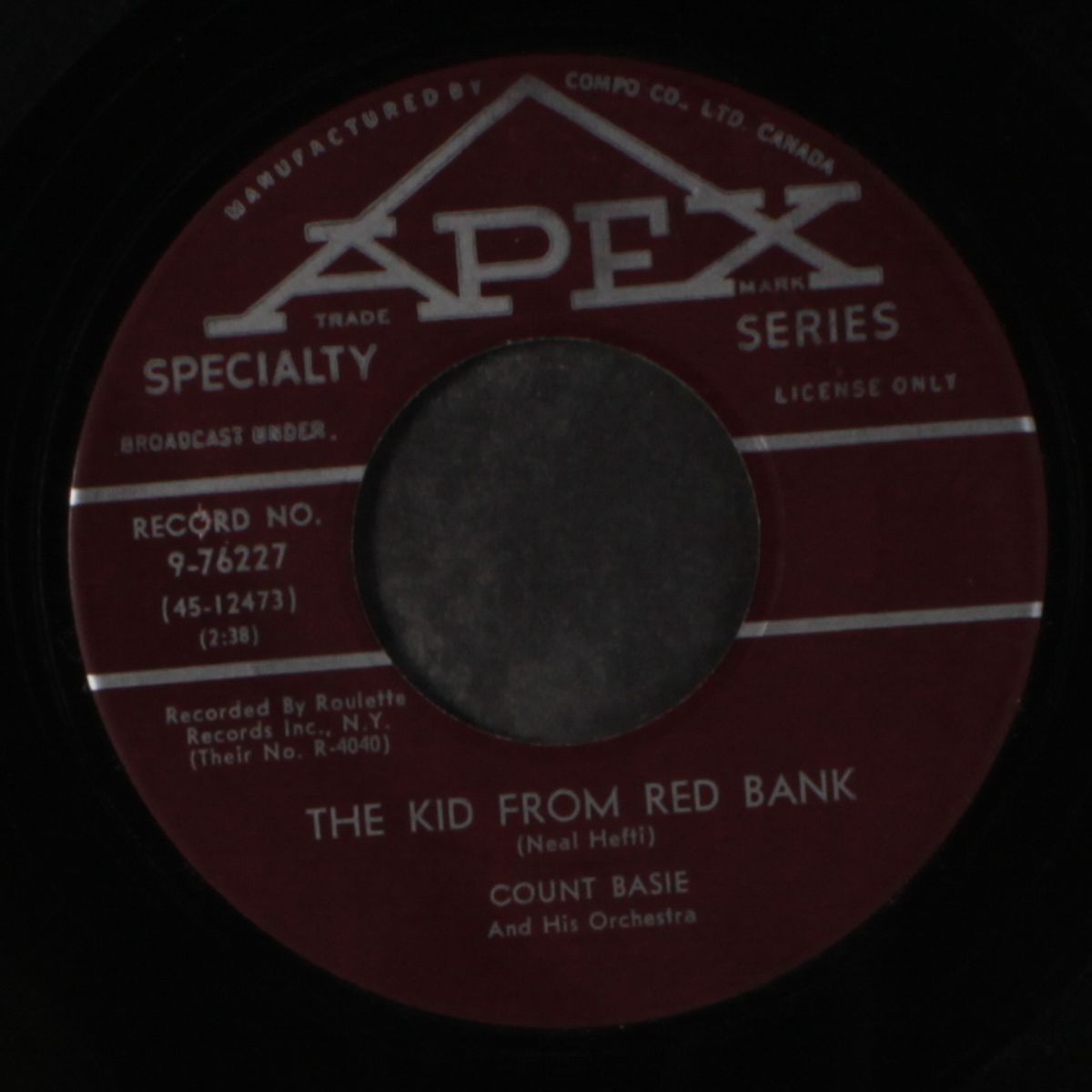 the kid from red bank / lil' darlin' by COUNT BASIE