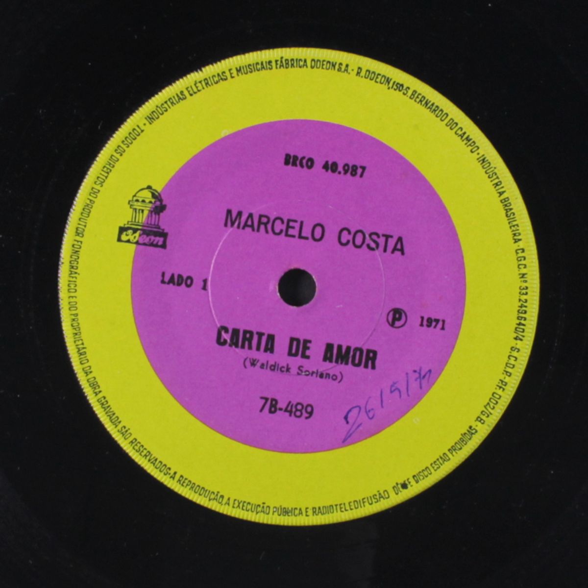 carta de amor / um pouquinha de mim by MARCELO COSTA