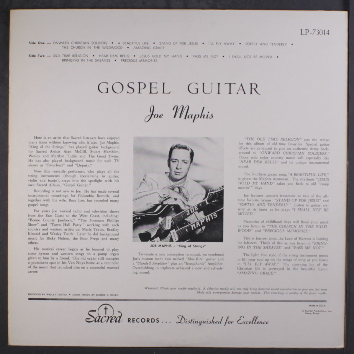 gospel guitar by JOE MAPHIS