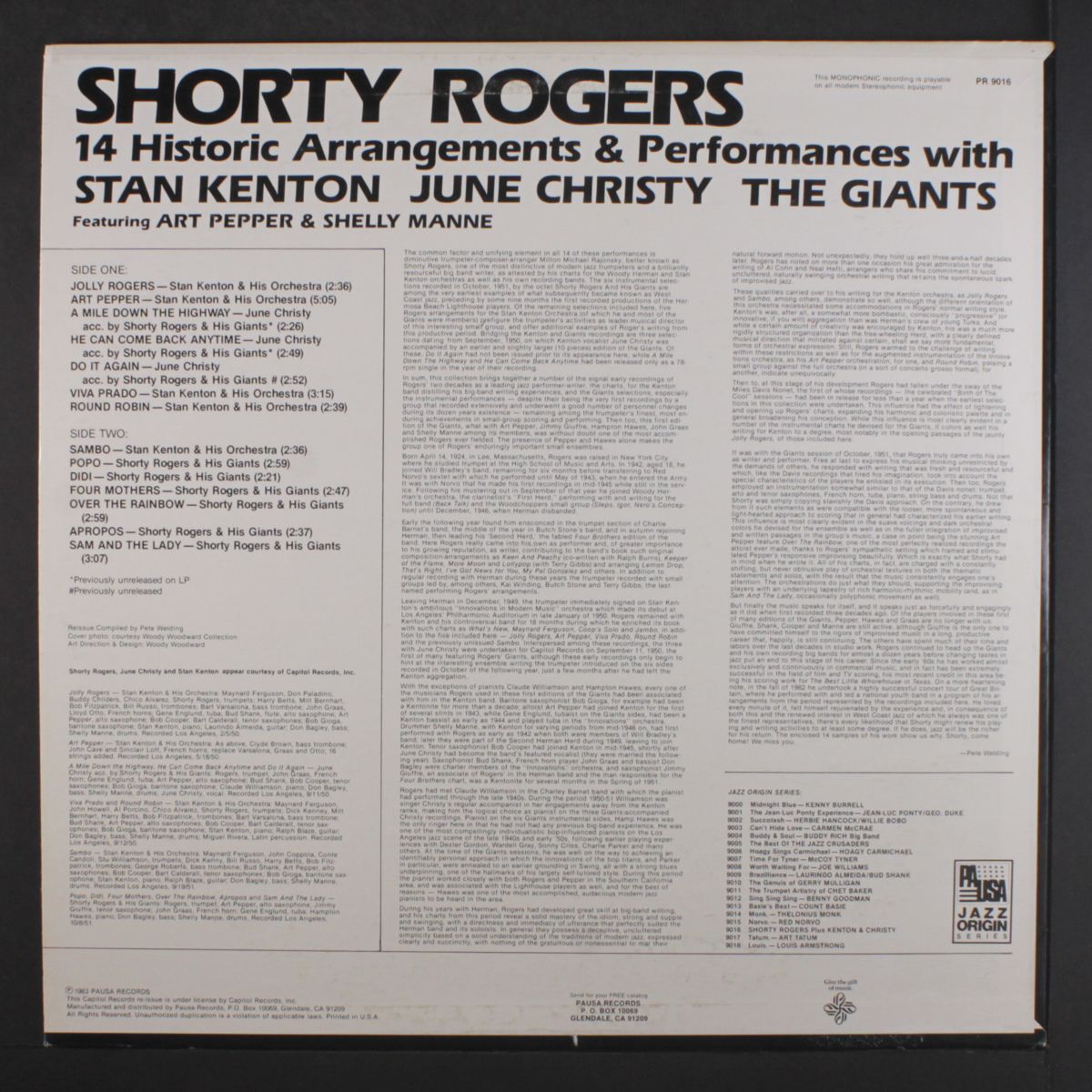 plus kenton 7 christy by SHORTY ROGERS