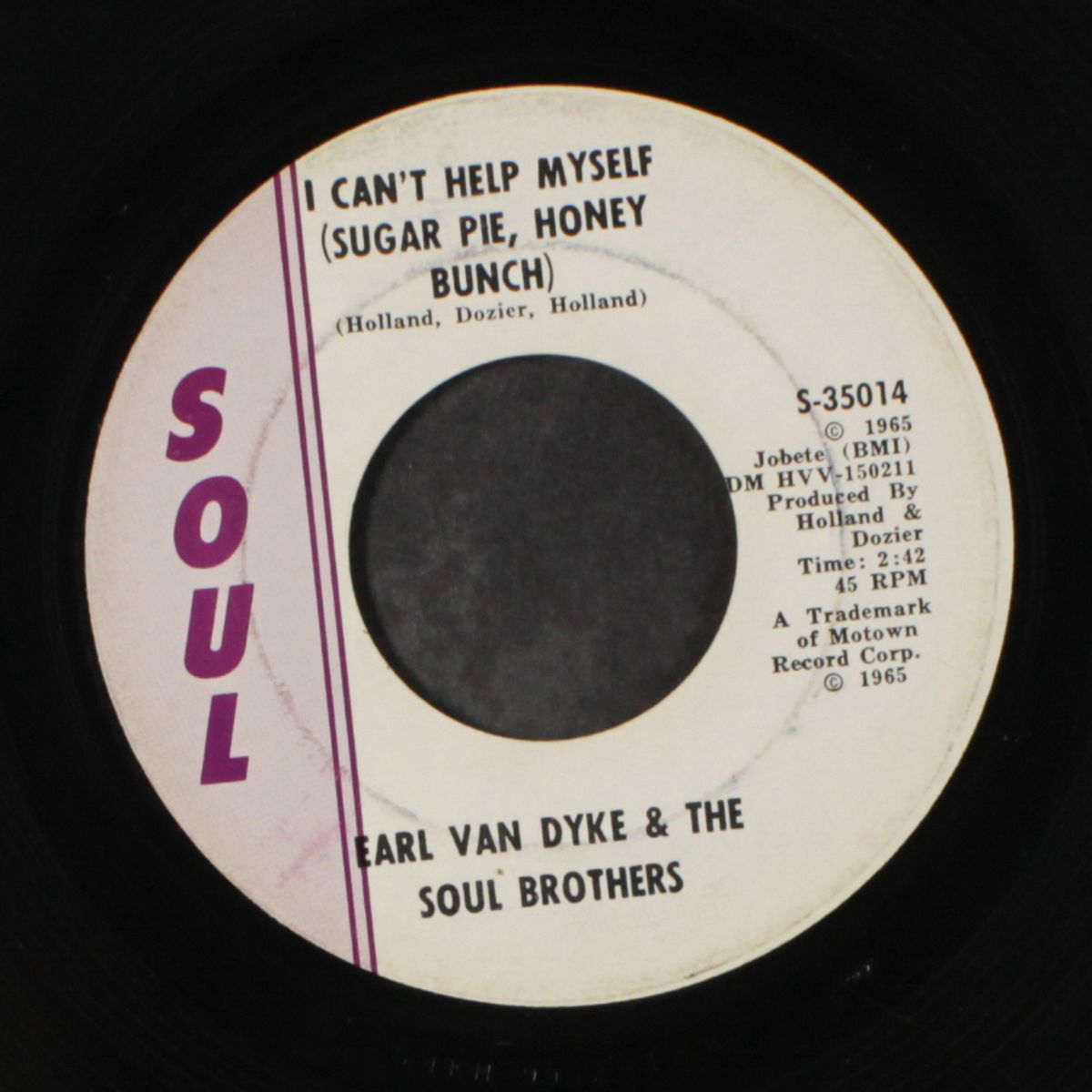 i can't help myself / how sweet it is to be loved by you by EARL VAN DYKE