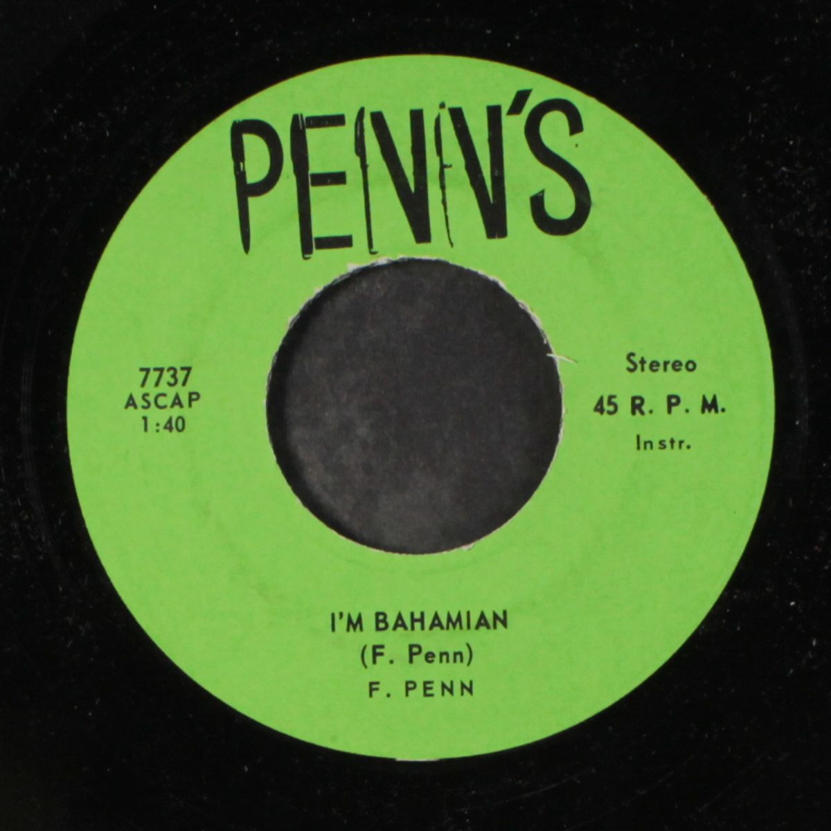 i'm bahamian / instro by FRANK PENN