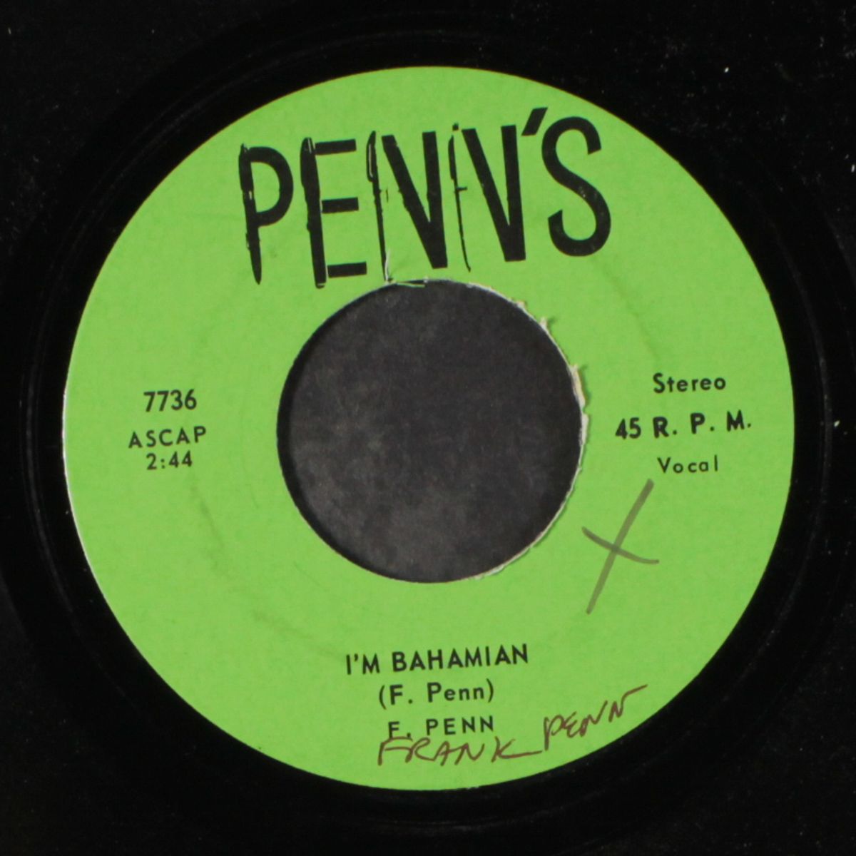 i'm bahamian / instro by FRANK PENN