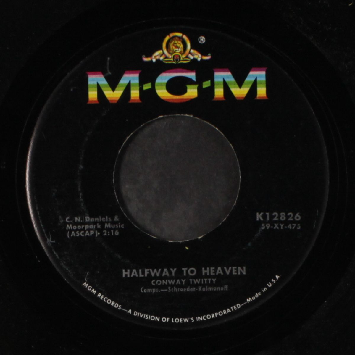 danny boy / halfway to heaven by CONWAY TWITTY