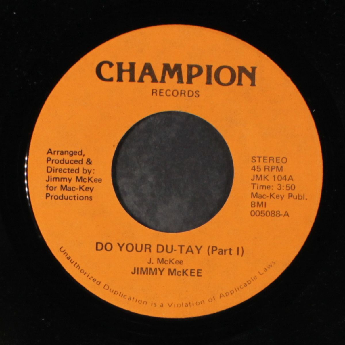 do your du-tay / part 2 by JIMMY MCKEE
