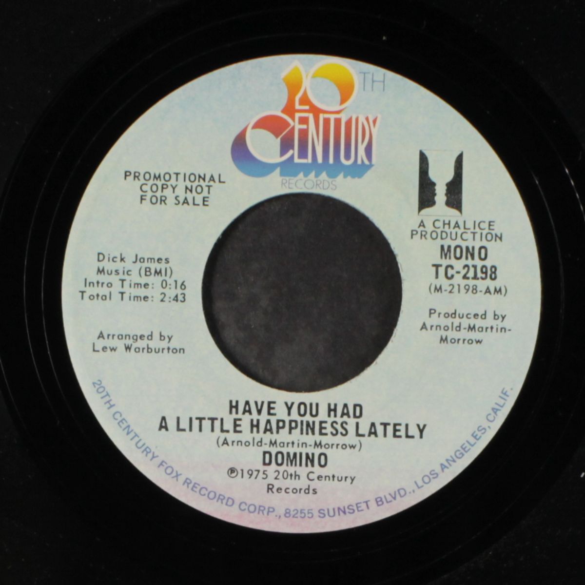 have you had a little happiness lately / mono by DOMINO
