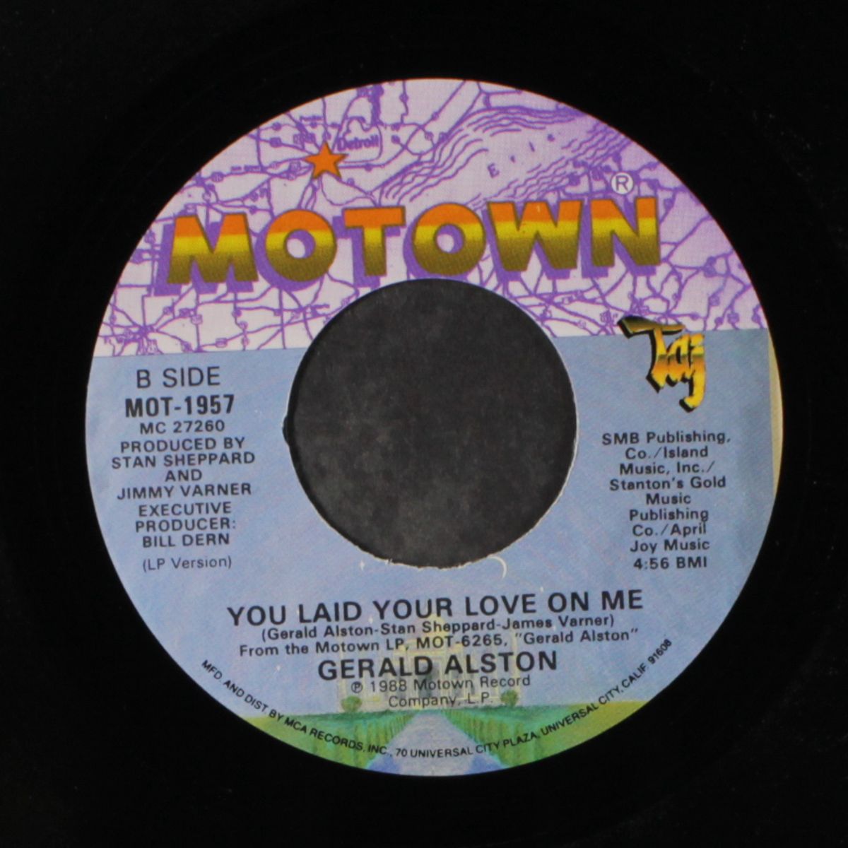you laid your love on me / lp version by GERALD ALSTON