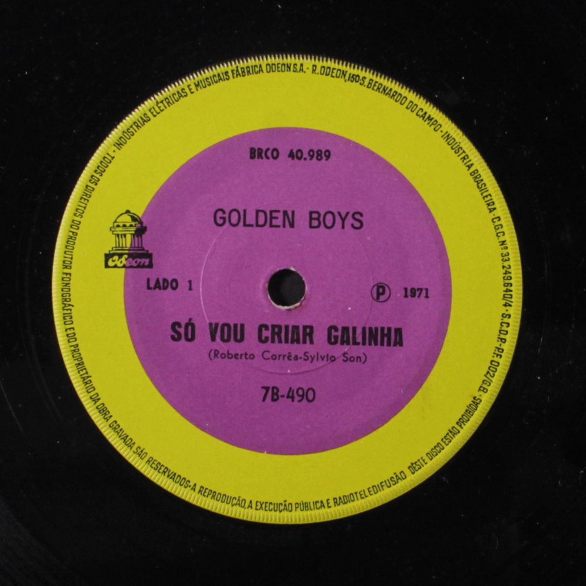 so vou criar galinha / voce tambem chora by GOLDEN BOYS