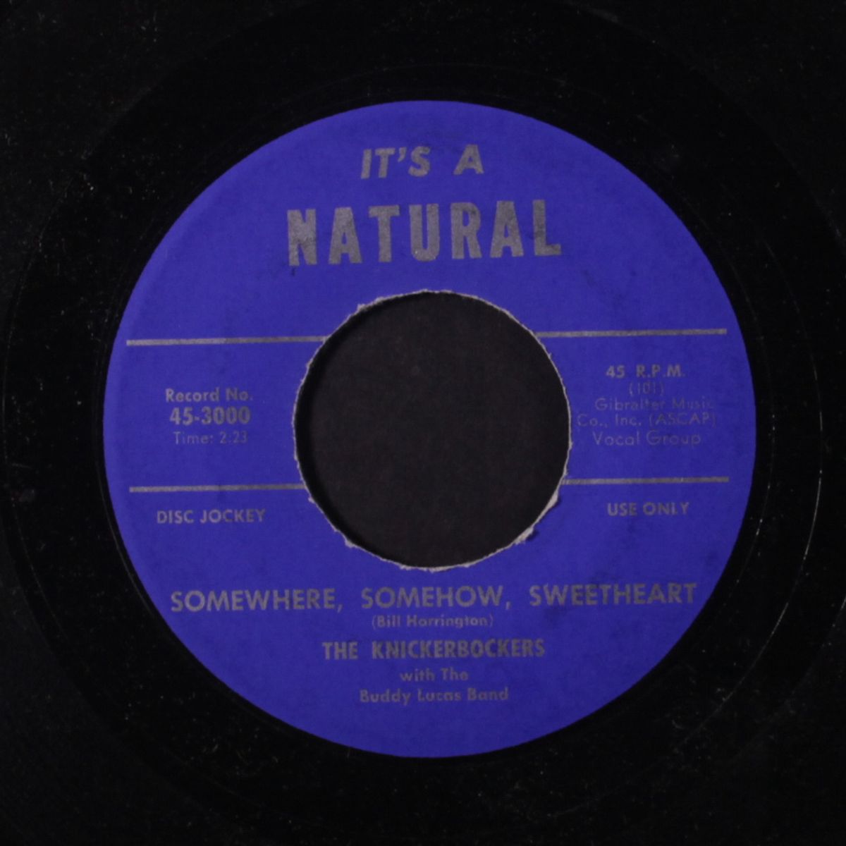 you must know / somewhere, somehow, sweetheart by KNICKERBOCKERS