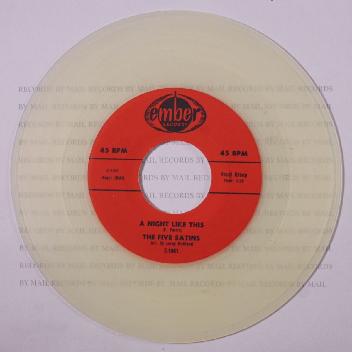 i'll be seeing you / a night like this by FIVE SATINS