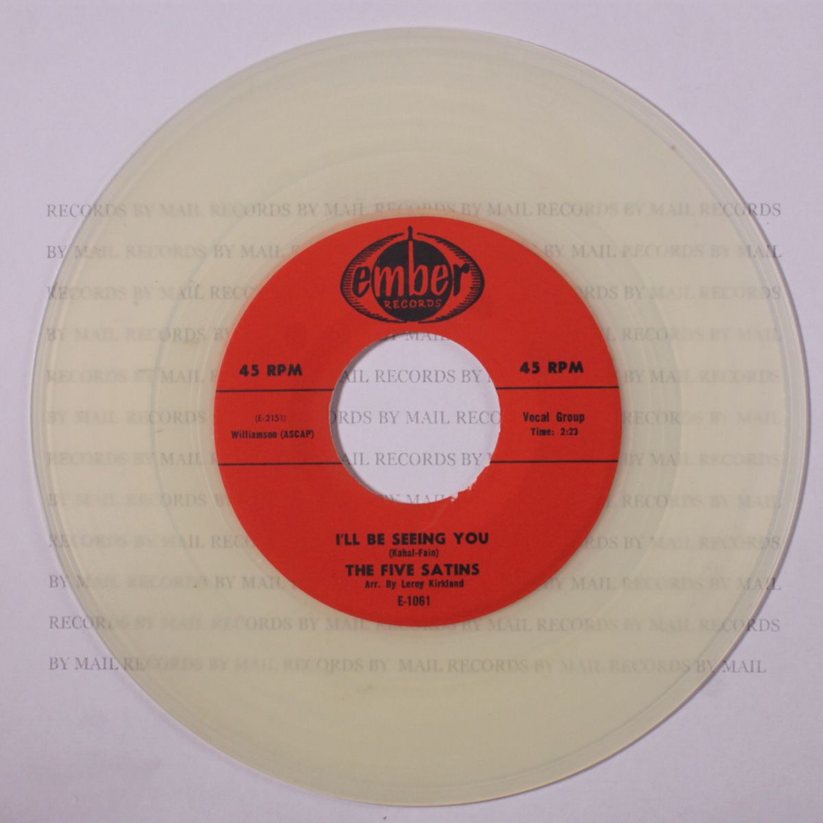 i'll be seeing you / a night like this by FIVE SATINS