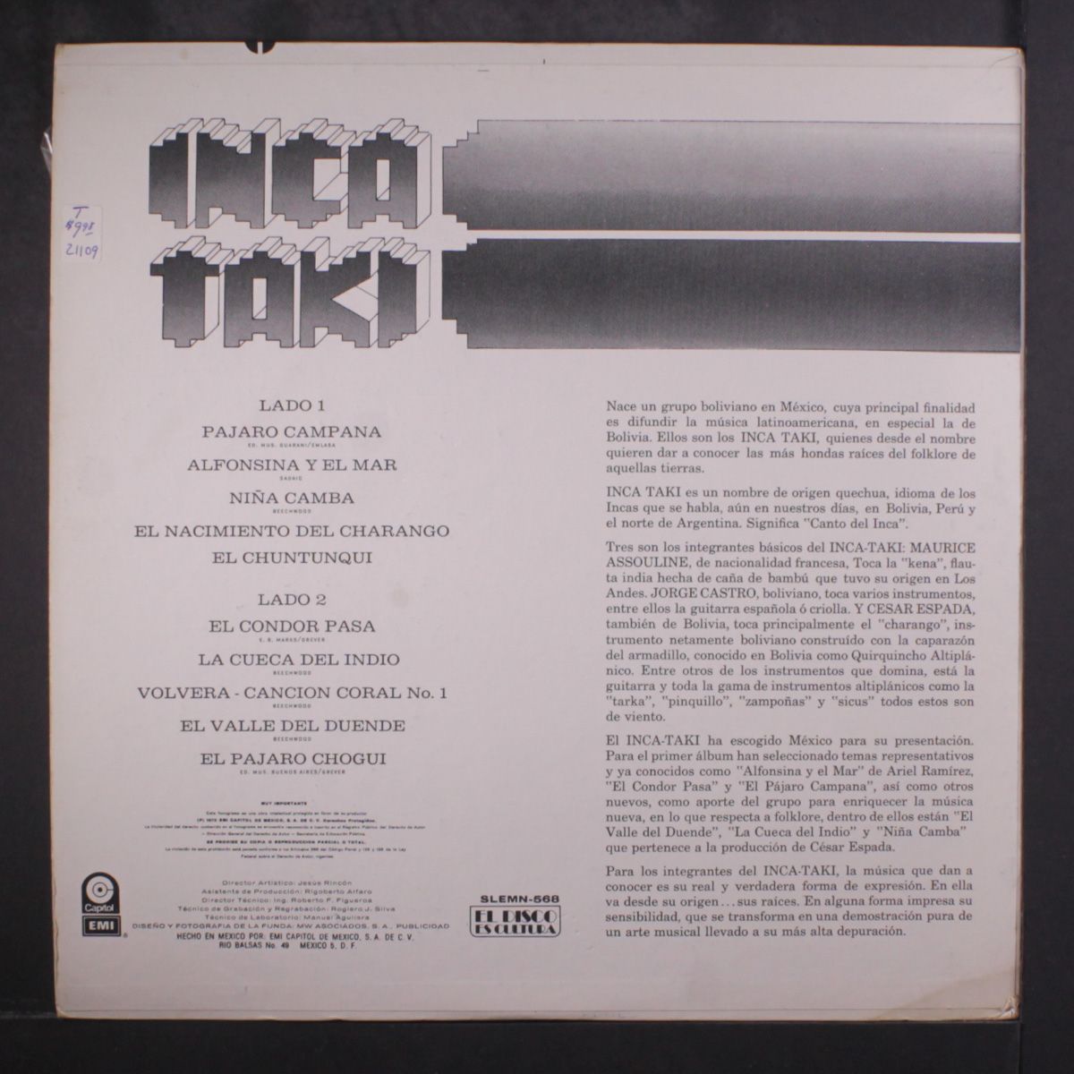 inca taki by INCA TAKI