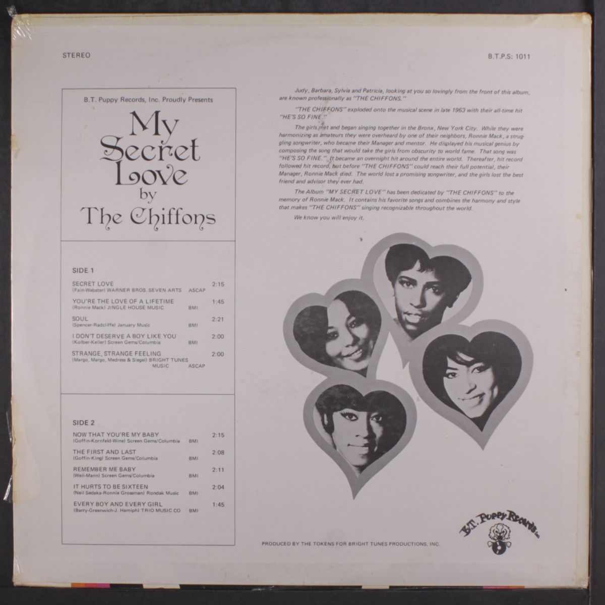 my secret love by CHIFFONS