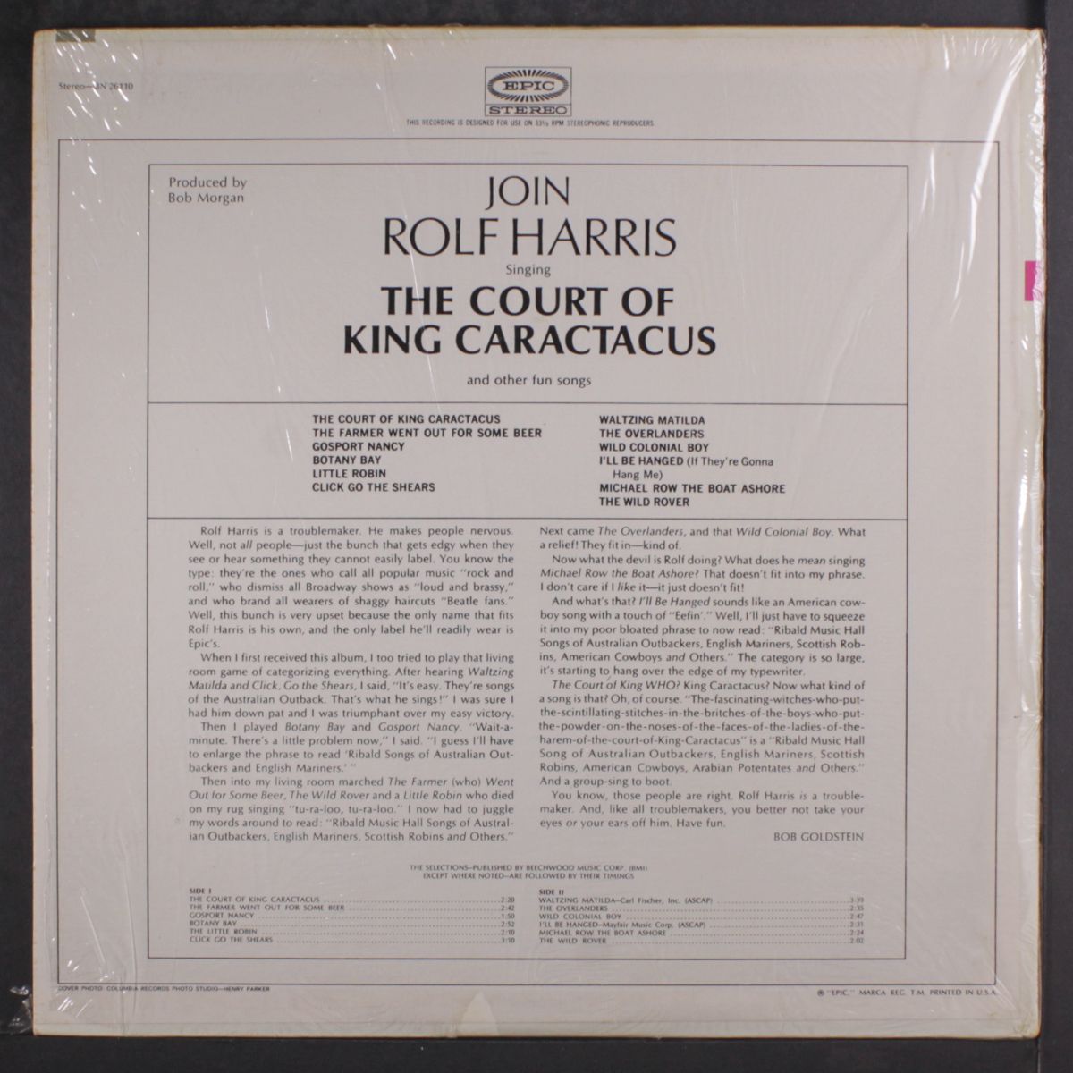 the court of king caractacus by ROLF HARRIS