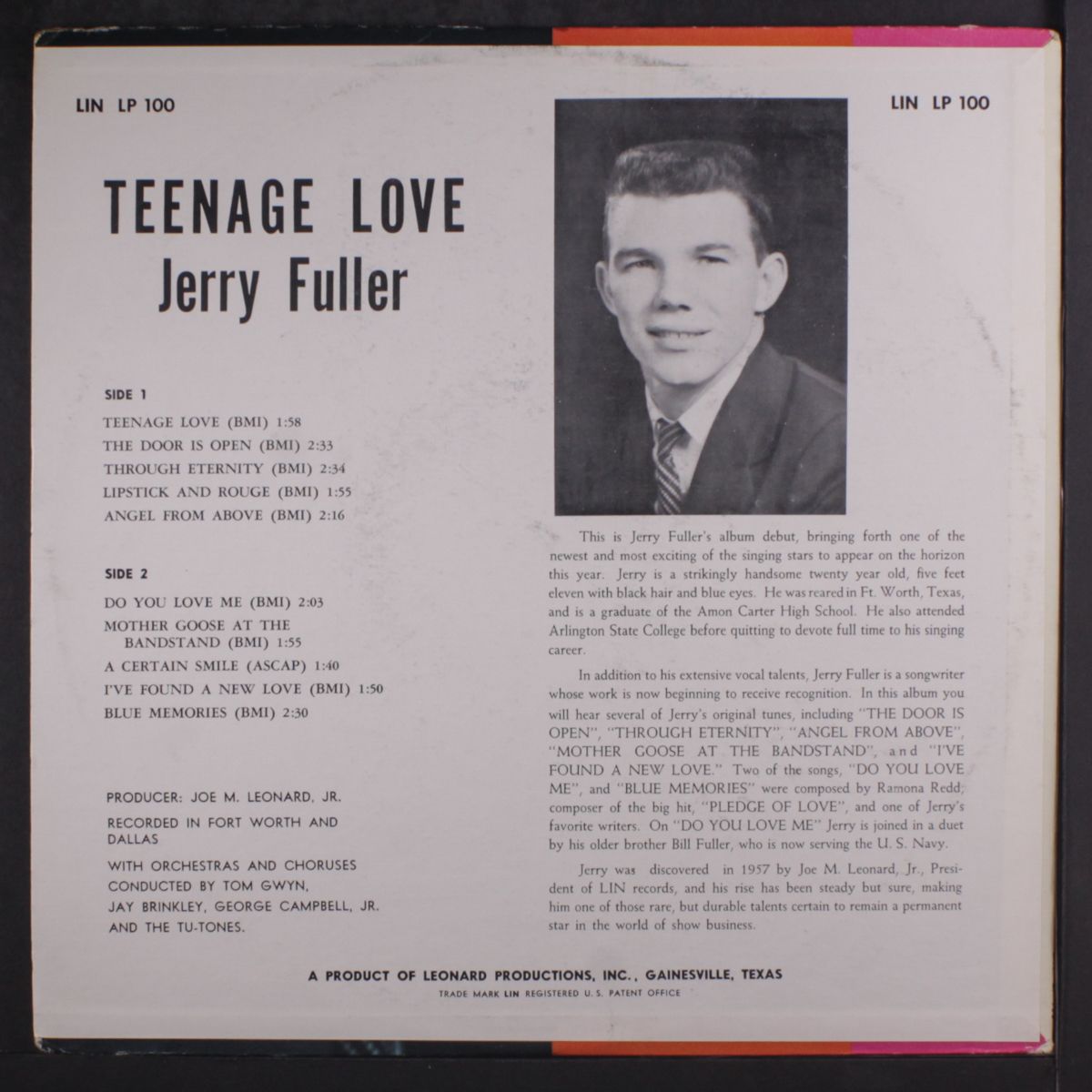 teenage love by JERRY FULLER