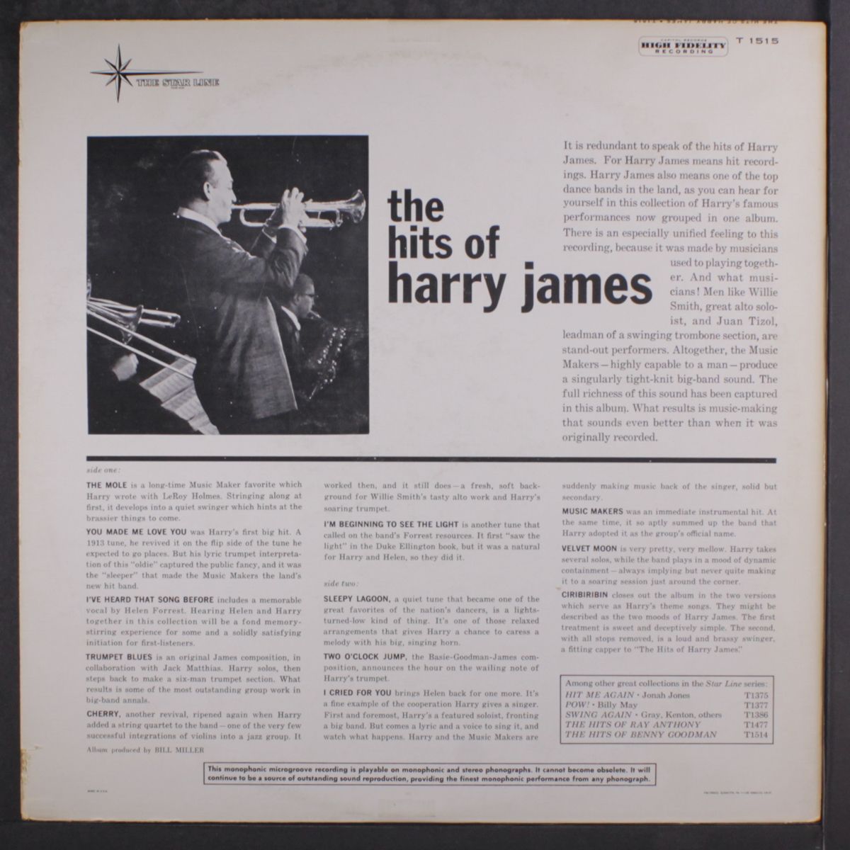 hits of by HARRY JAMES