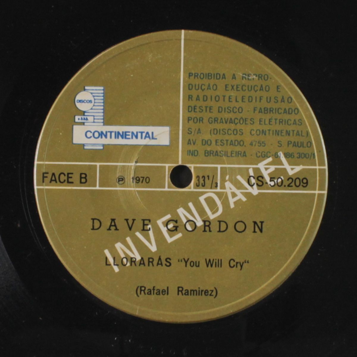 you will cry / raindrops keep falling on my head by DAVE GORDON
