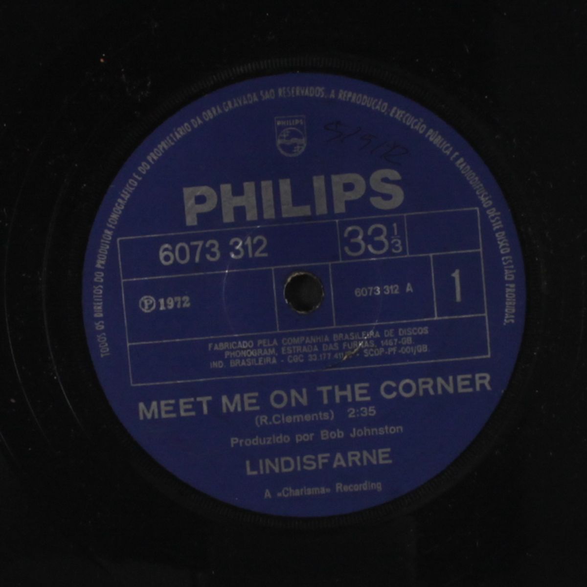 meet me on the corner / scotch mist by LINDISFARNE