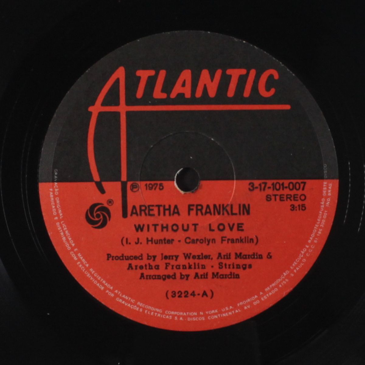 without love / don't go breaking my heart by ARETHA FRANKLIN