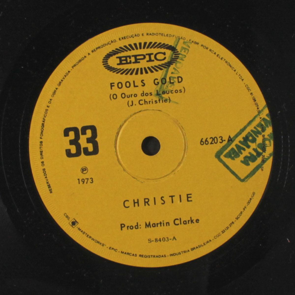 fools gold / born to lose by CHRISTIE