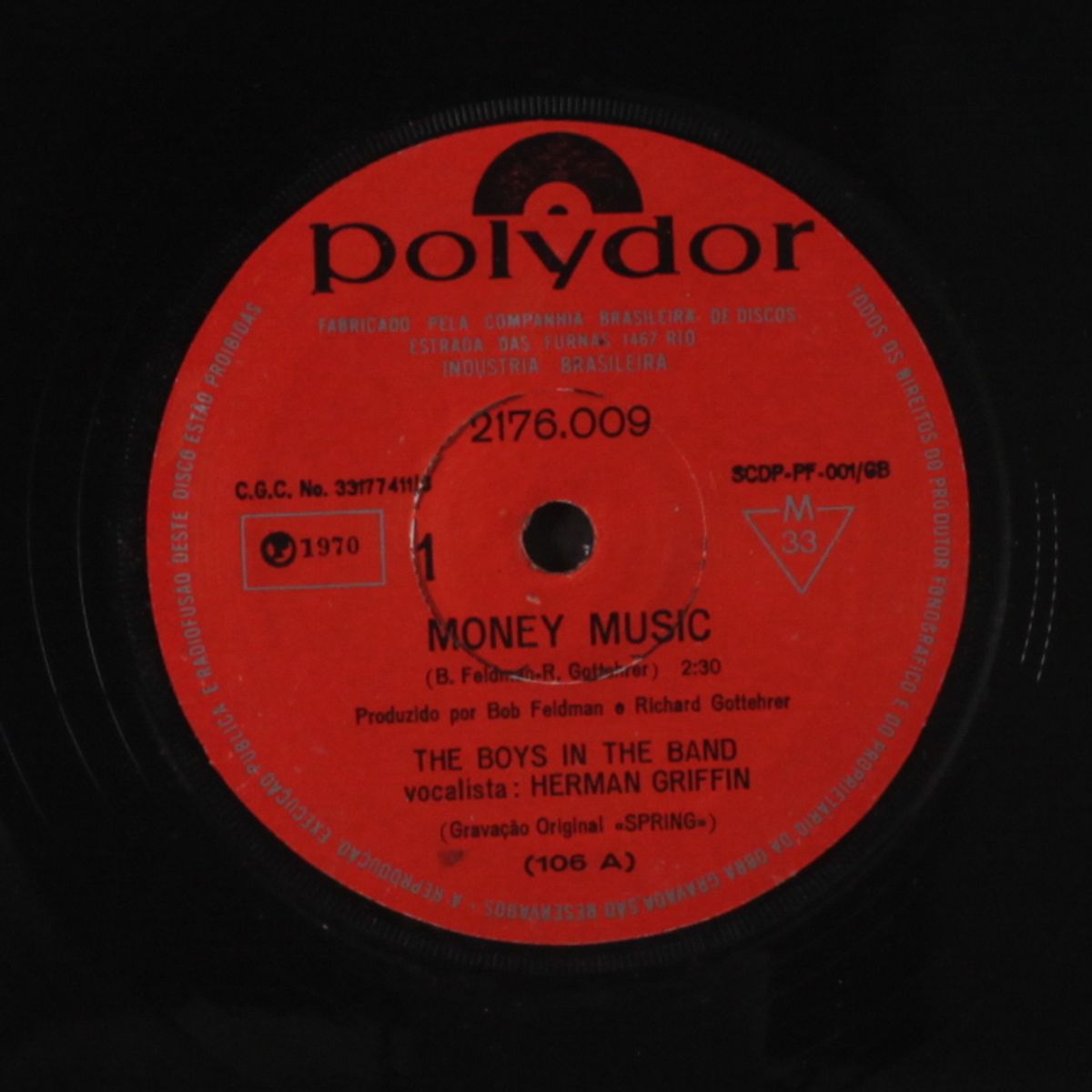 money music / five fat fast funky fingers by BOYS IN THE BAND