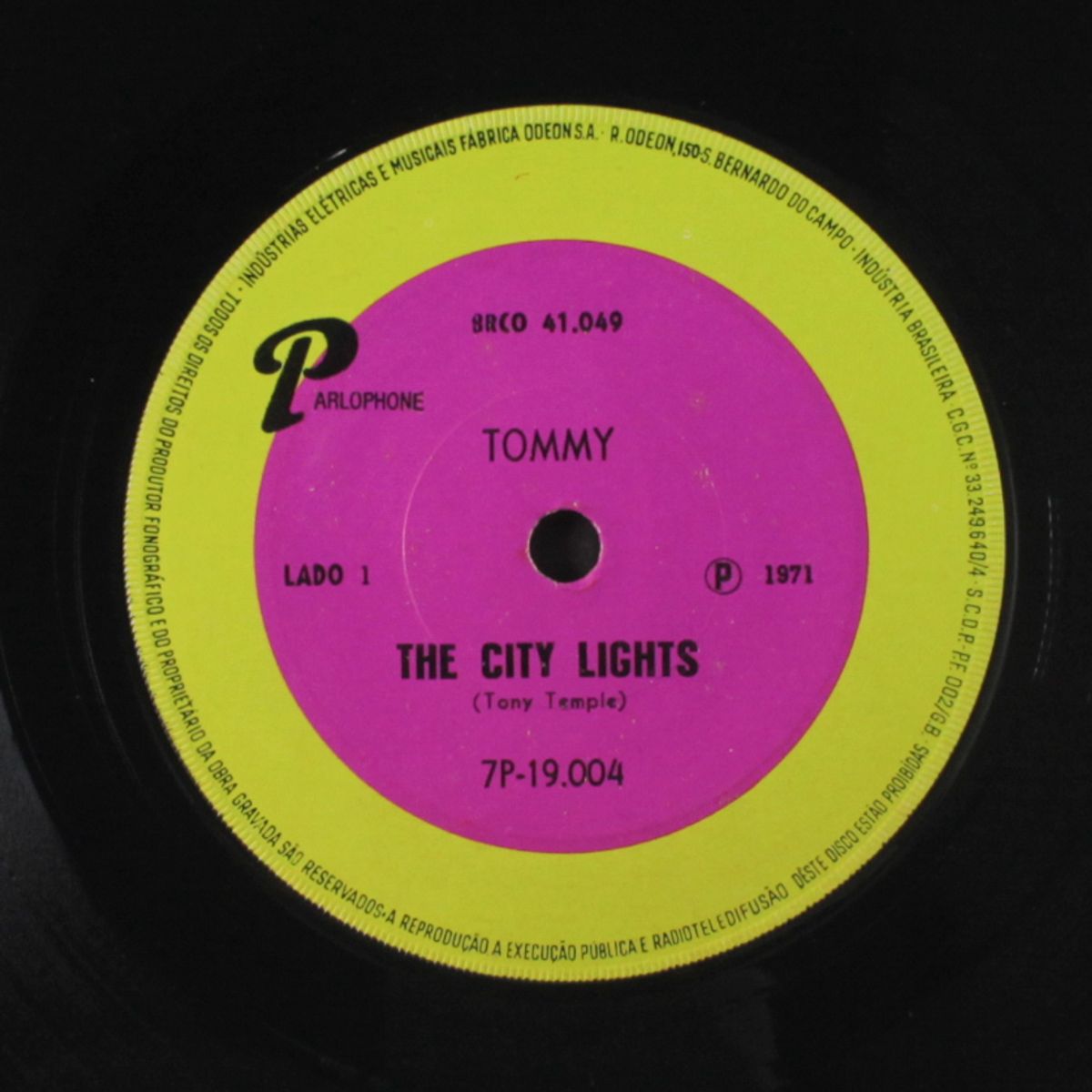 the city lights / lady, lady tell me why by TOMMY