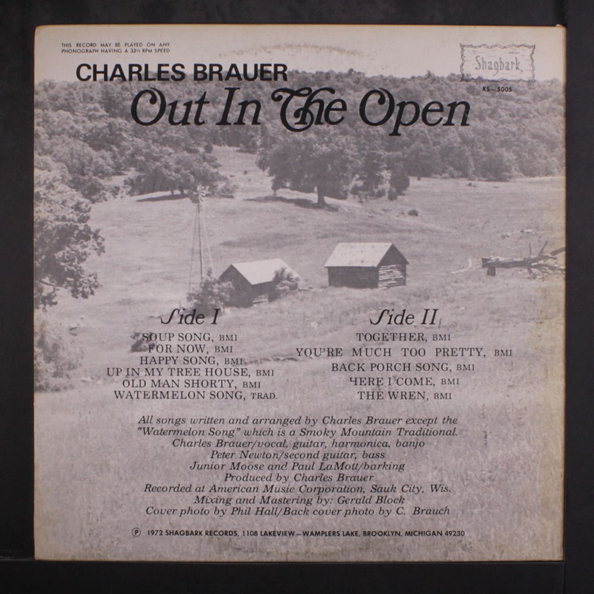 out in the open by CHARLES BRAUER