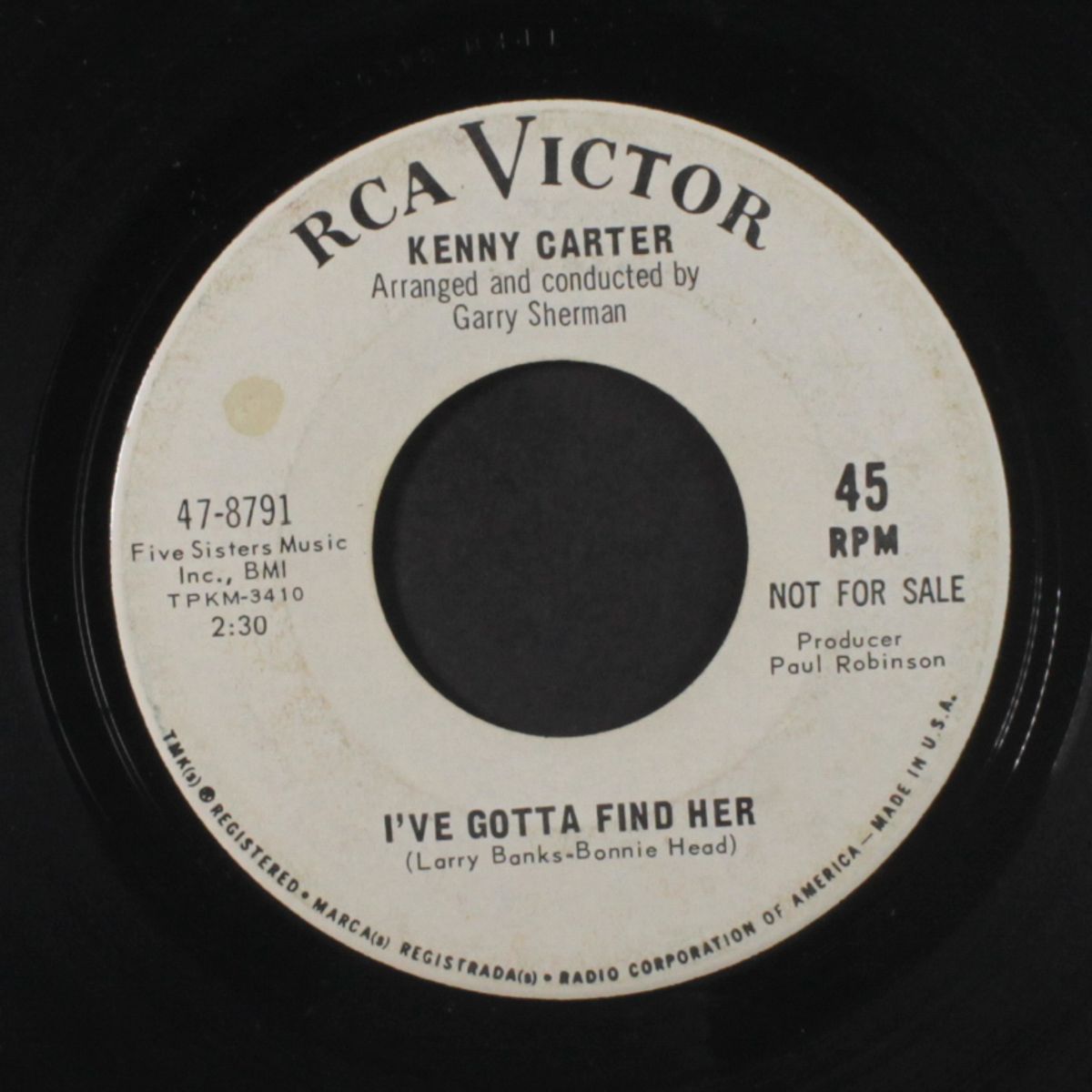 i've gotta find her / body and soul by KENNY CARTER