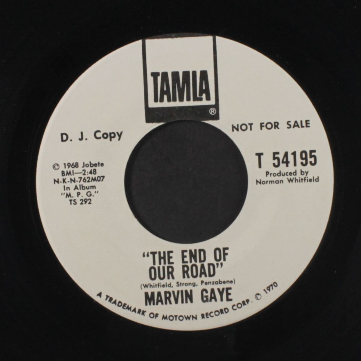 the end of our road / same by MARVIN GAYE