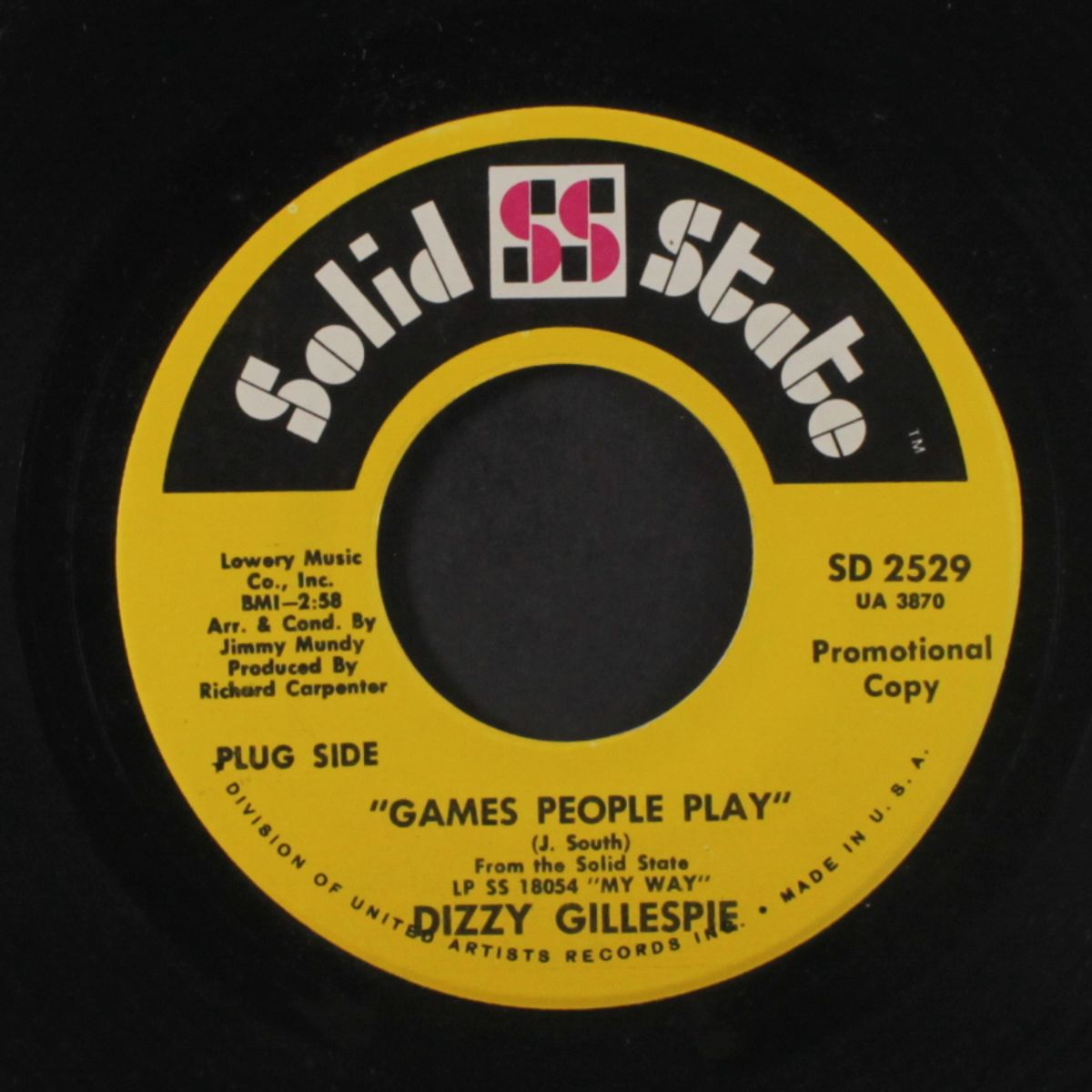 games people play / galveston by DIZZY GILLESPIE